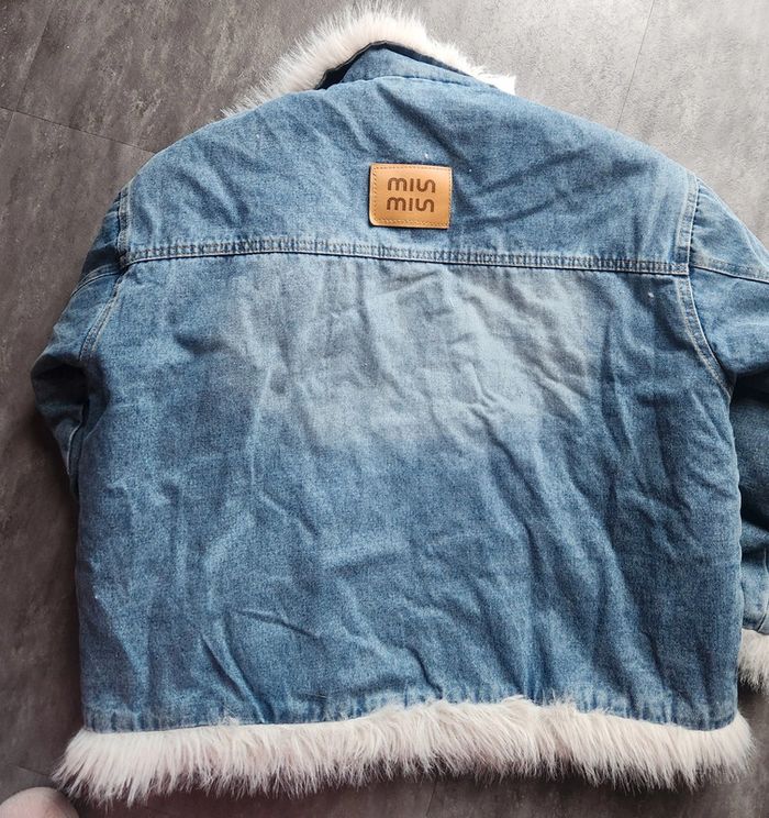 Blouson jeans moumoute - photo numéro 7