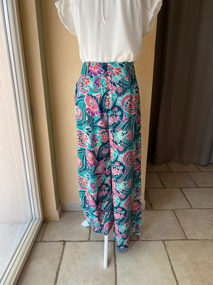 Pantalon jambes larges à motifs Banditas S - photo numéro 7