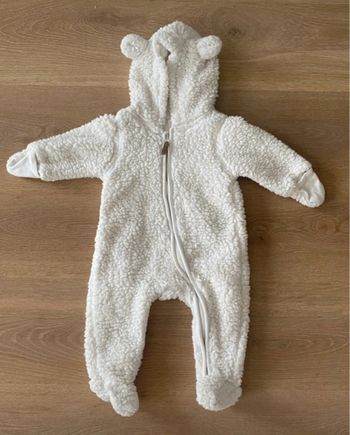 Combi pilote blanche H&M  blanche taille 3 mois