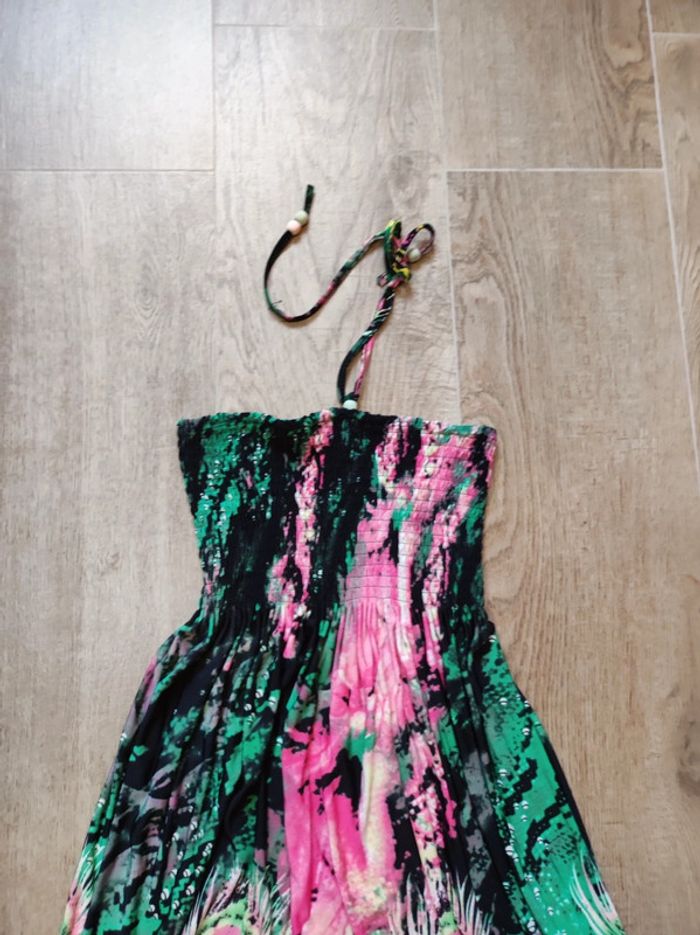 robe bustier fleurie - photo numéro 3