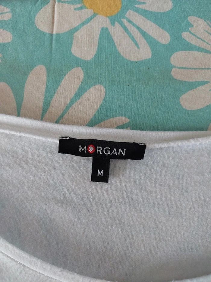 T shirt Morgan taille M en bon état - photo numéro 3