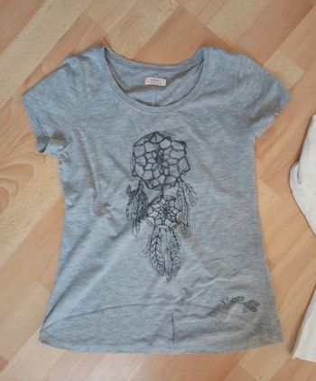t-shirt DDP gris taille 14 ans attrape rêves