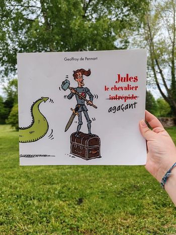 Livre jules le chevalier intrépide agaçant