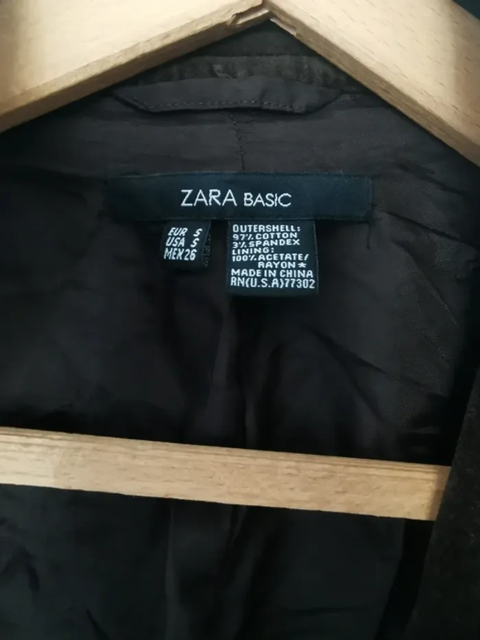 Veste Zara mode en velours - photo numéro 4