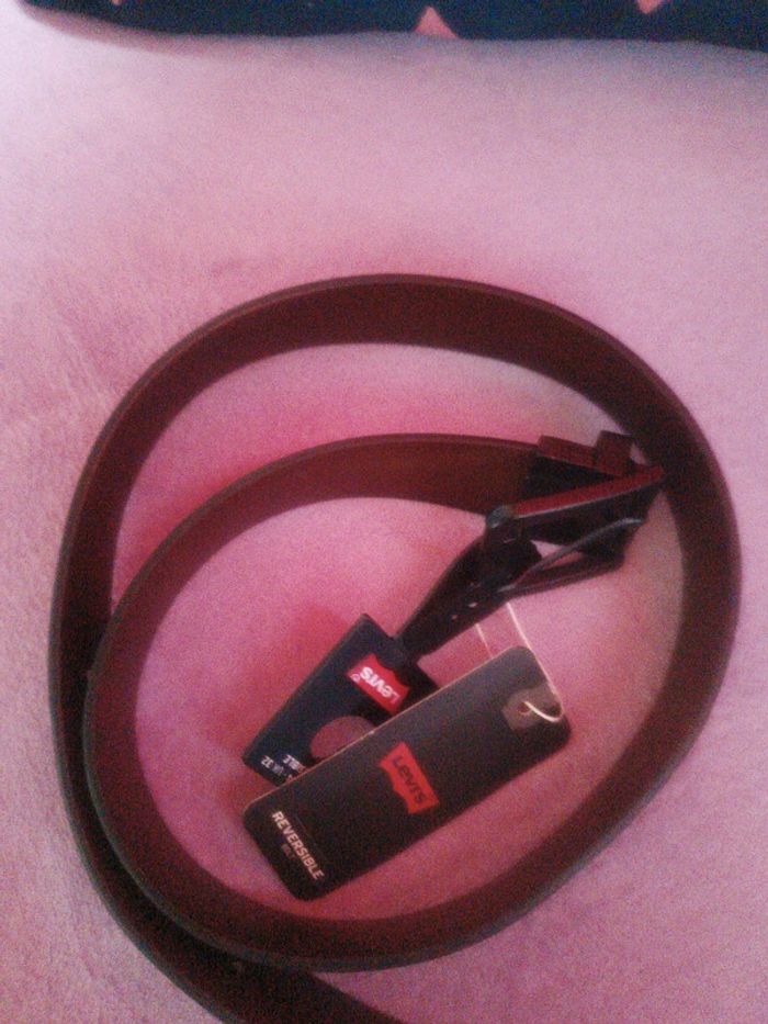 Ceinture cuir marron Levi's - photo numéro 2