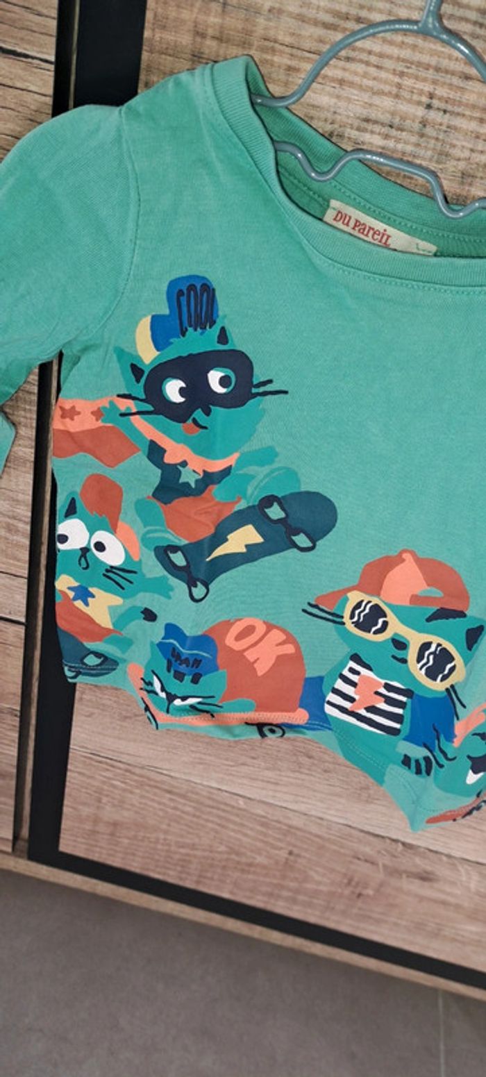 Tee-shirt manches longues Du Pareil au Même 6 mois