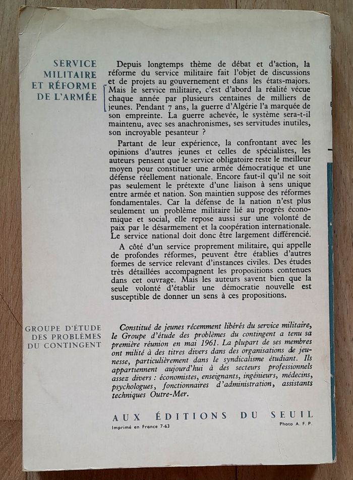 Service militaire et réforme de l'armée - photo numéro 4