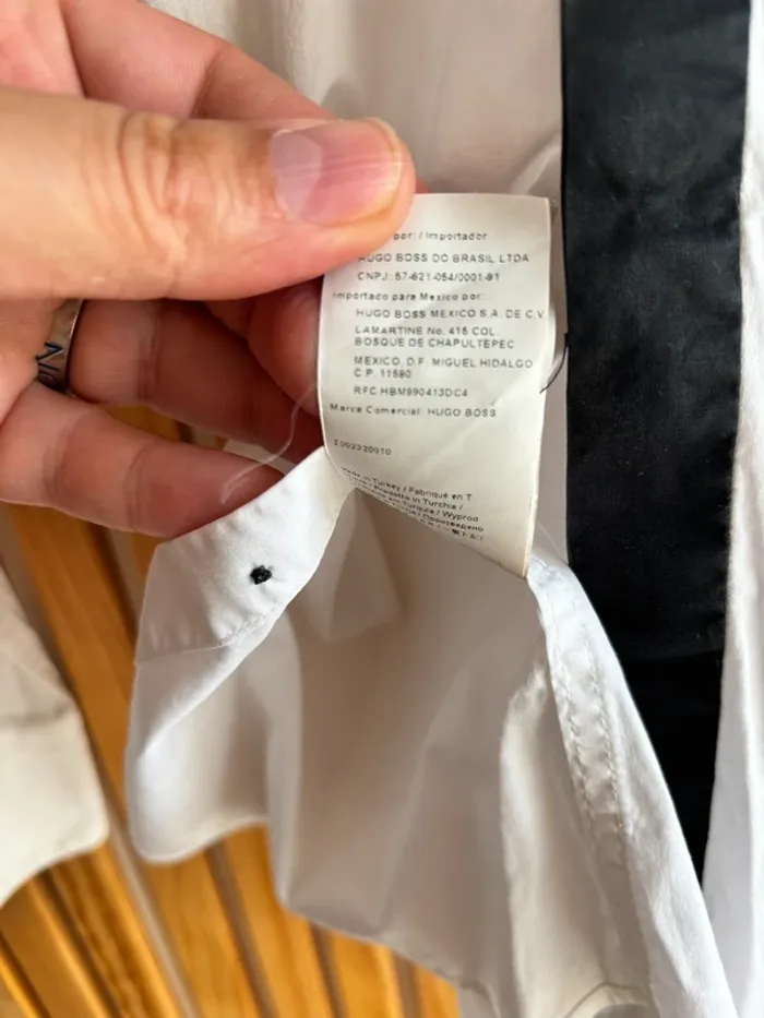 Chemise Hugo Boss blanc - photo numéro 4