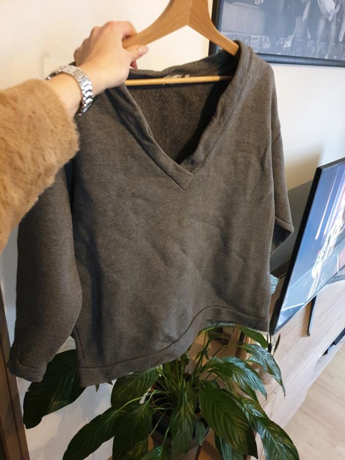 Sweat "Zara" gris - photo numéro 7