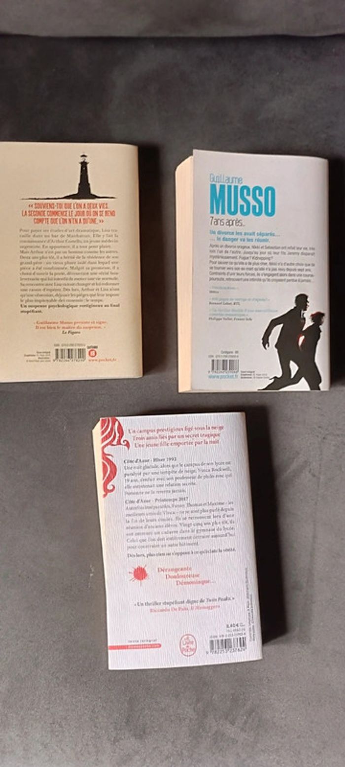 Lot 3 livres Musso - photo numéro 2