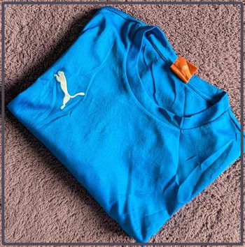 T-shirt Puma taille M homme bleu