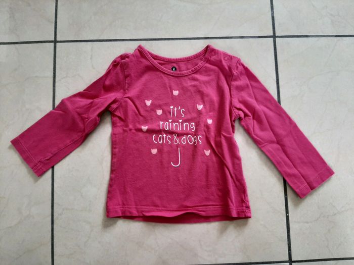 Lot de 4 tee shirts manches longues fille 18 mois - photo numéro 11