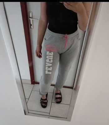 Pantalon de sport gris clair