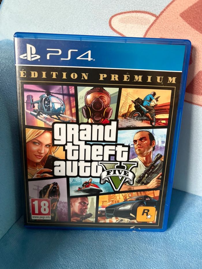 Jeu PS4 GTA V Grand Theft Auto Édition Premium