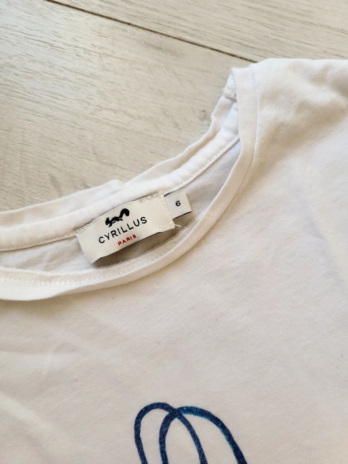 Tee-shirt court cyrillus 6ans - photo numéro 4