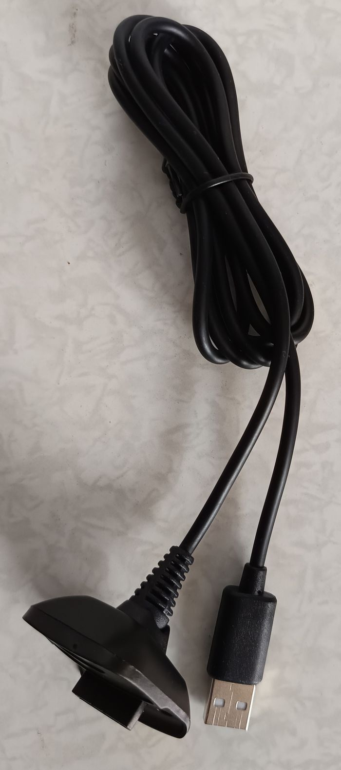 Câble de Charge USB 1.5m pour Manette Sans Fil Xbox 360 - Noir - Haute Qualité - photo numéro 2