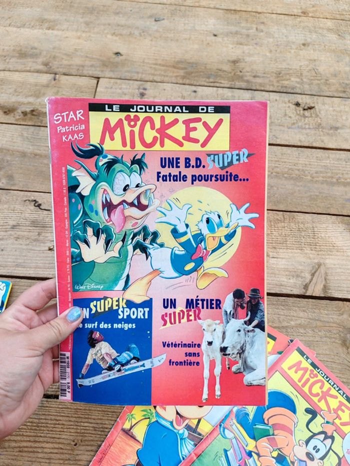 Lot de 4 magazines journal de mickey vintage - photo numéro 3