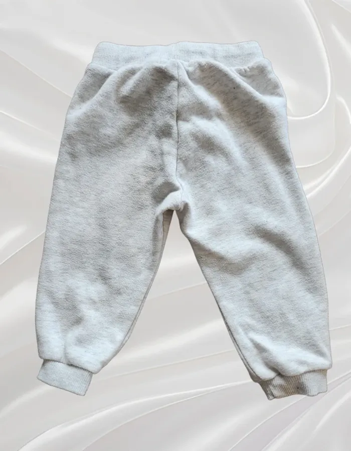 Pantalon gris clair garçon 12 mois - photo numéro 2