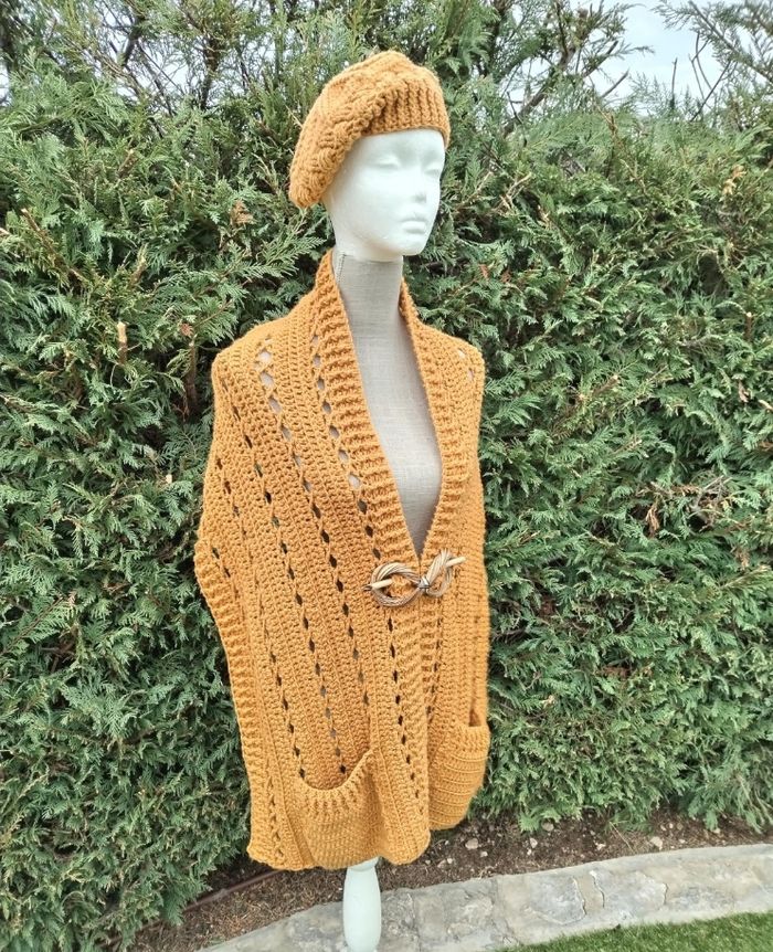 Écharpe Étole avec des Poches - photo numéro 6