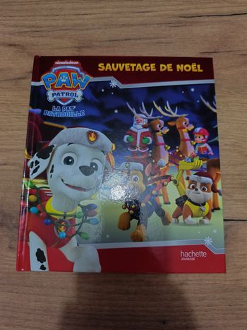 Livre pat patrouille sauvetage de noel