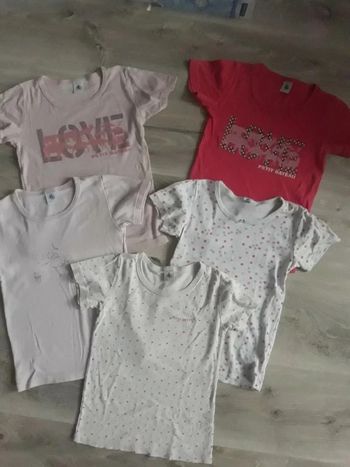 Lot de 5 maillots (+3 offerts) 'petit bateau' 8ans