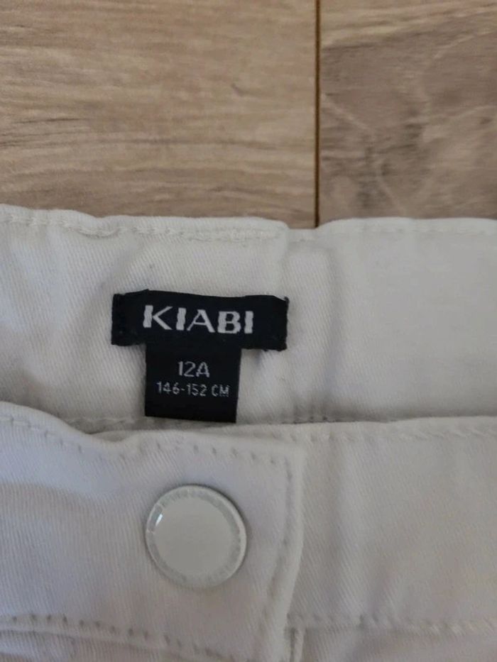 short fille 10  12 ans Kiabi ecru - photo numéro 3