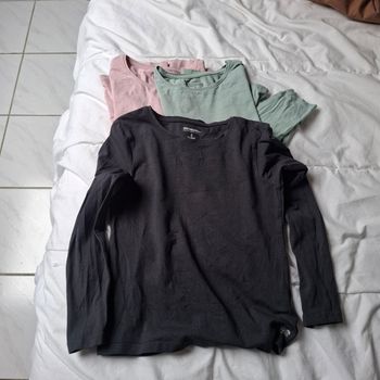 Lot t-shirt manches longues