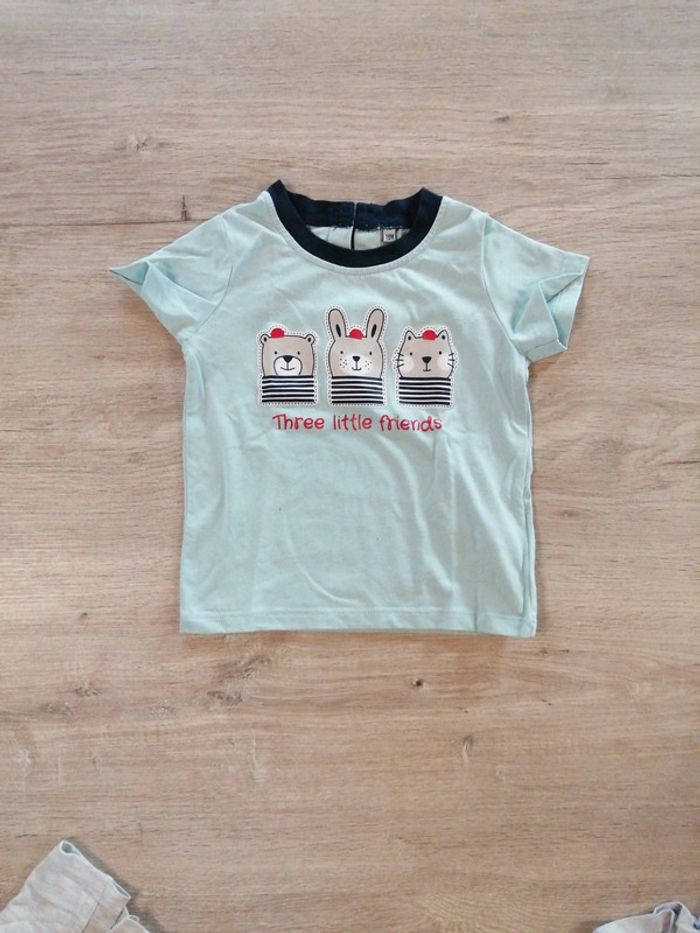6 tee shirts manches courtes 18 mois - photo numéro 3