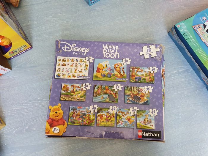 Pack de 10 puzzles winnie l'ourson