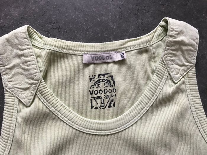Débardeur femme vert clair Voodoo taille 40 - photo numéro 2
