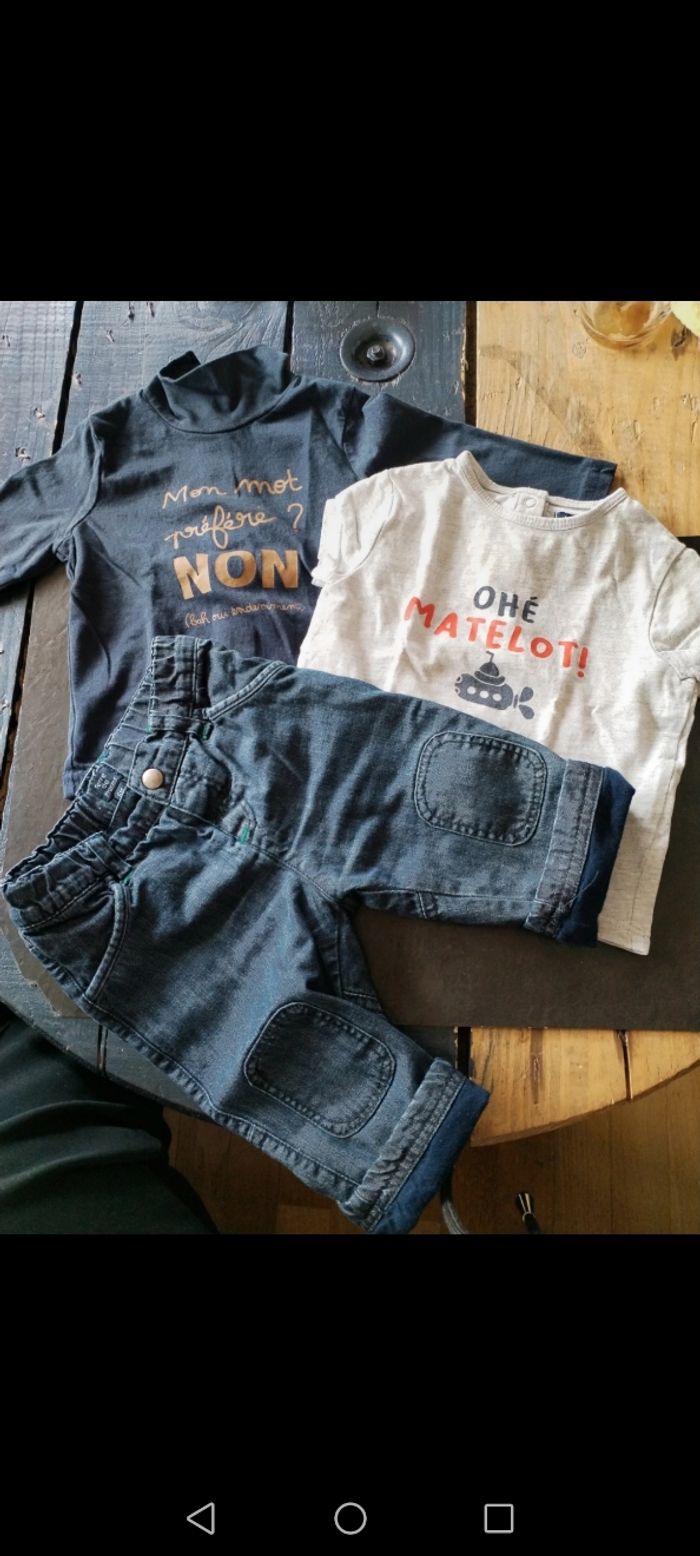 Ensemble tee shirt jean