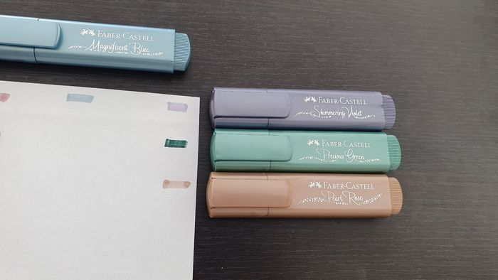 7 surligneurs métalique Faber-Caste - photo numéro 3