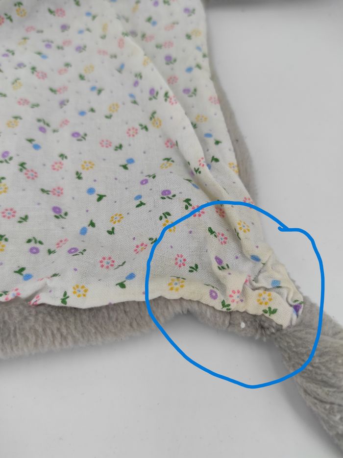 Doudou Plat Souris Grise Heunec - photo numéro 3