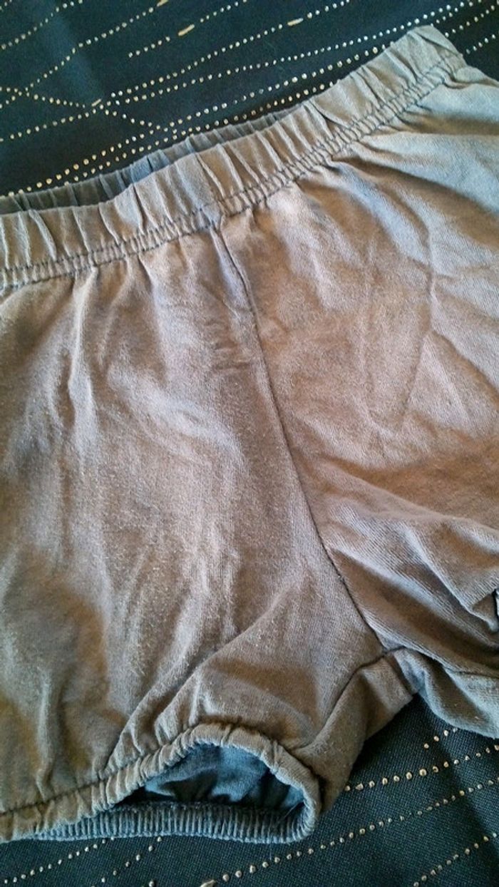 Pyjashort rose pâle et gris - photo numéro 4