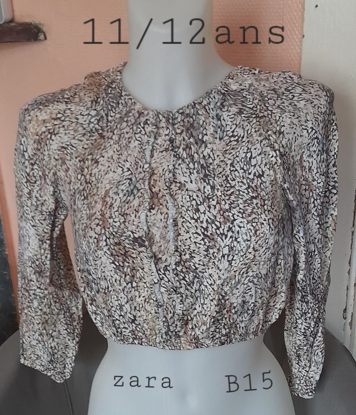 Tee-shirt cour manche longue taille 11/12