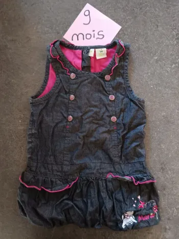 Robe jean Marie 9 mois