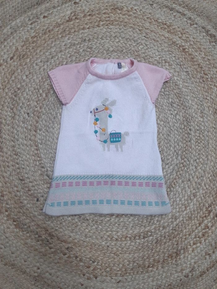 Robe lama en maille Orchestra 3 mois