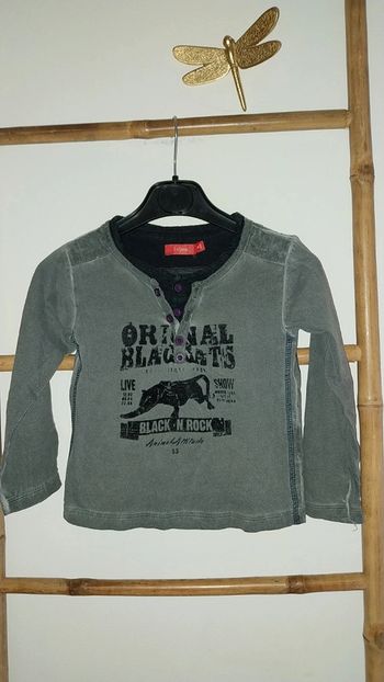Tshirt manches longues gris used by Tissaia Taille 5 ans Très bon état