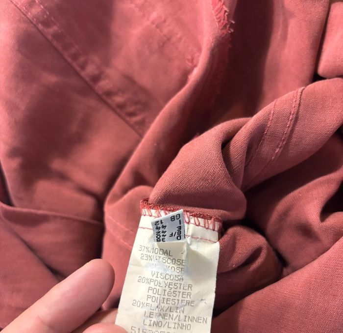 Veste Manche courte en lin Julie Guerlande Taille 40 Couleur Terracota - photo numéro 7