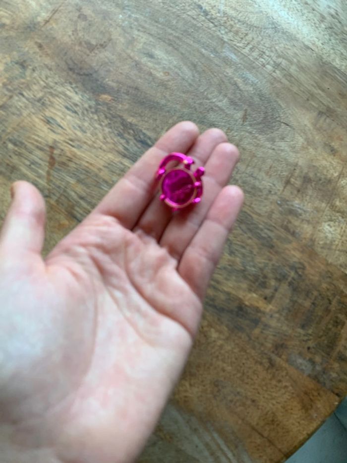 Jouet miniature réveillé en forme de chat rose maison de poupée taille poupée barbie - photo numéro 6