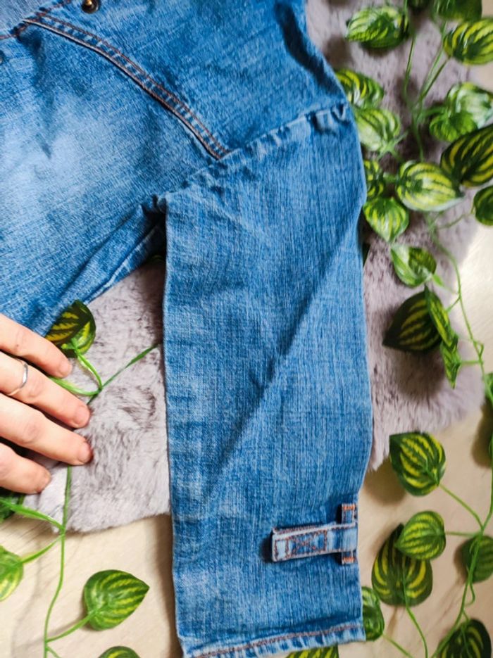 Belle veste en jean effet délavé taille 6 ans DPAM - photo numéro 5