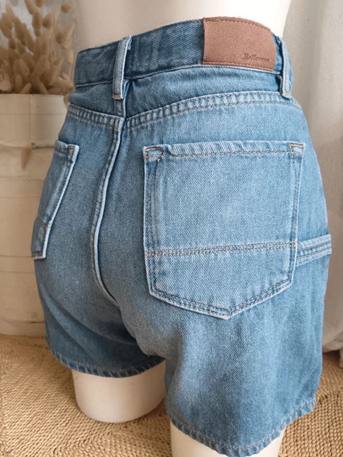 Bellerose | Short jean taille semi haute | t. 14ans/xs - photo numéro 4