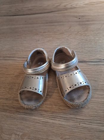 Sandales dorer h&m