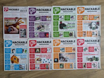 Lot HACKABLE Magazines