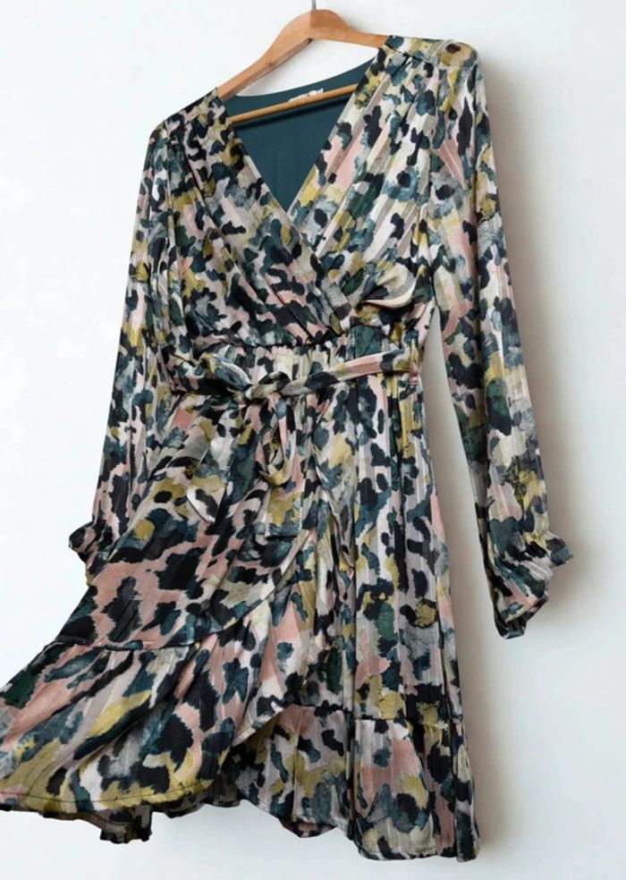 Robe multicolore à motif abstrait Lili & Lola Taille M
