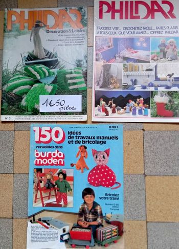 Lot 3 magazines travaux manuels décoration