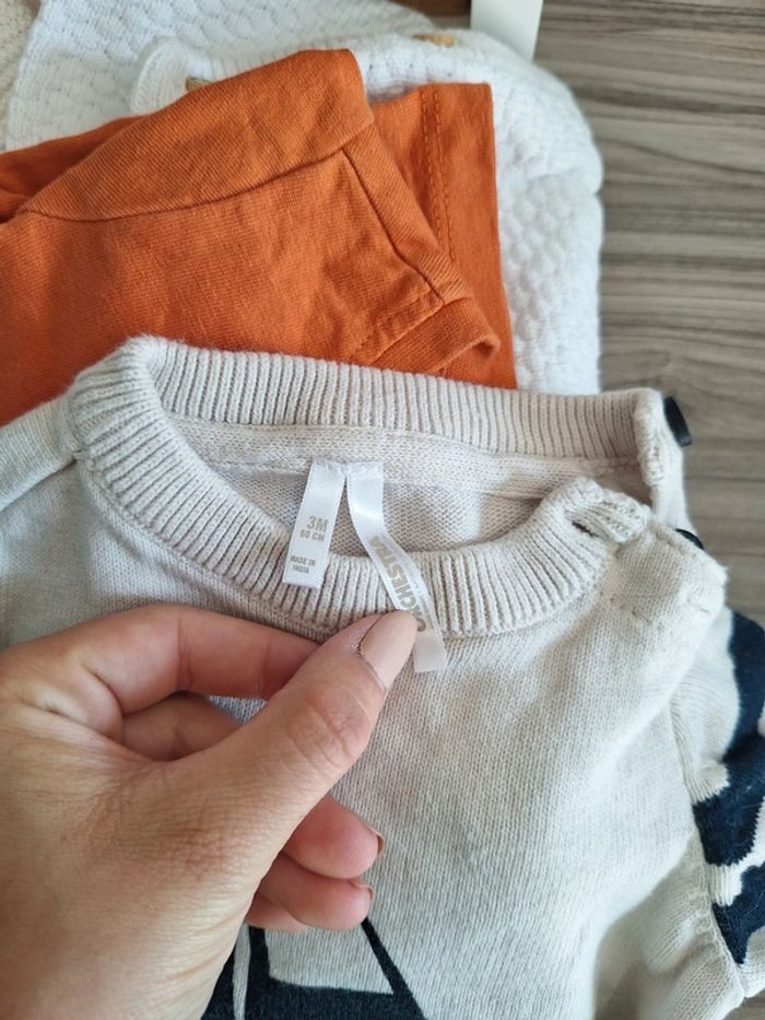 Pull bébé garcon 3 mois - photo numéro 2