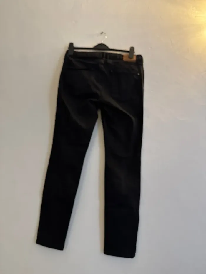 Jeans noir Zara basic t 40 - photo numéro 6