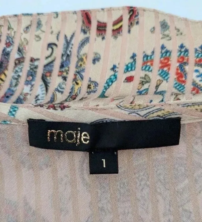 Blouse à volants - Maje - taille 1 (36) - photo numéro 5