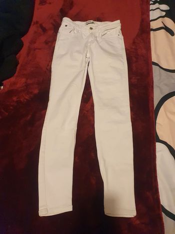 Jeans slim blanc taille 36